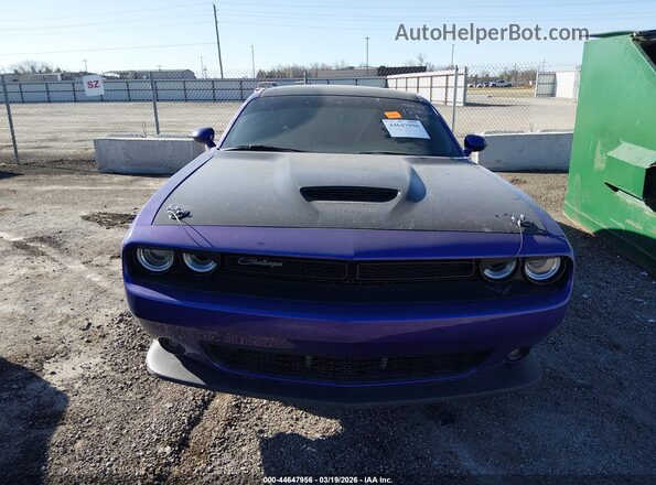 2C3CDZFJ0KH545401 2019 DODGE CHALLENGER Purple Вид щитка приладів