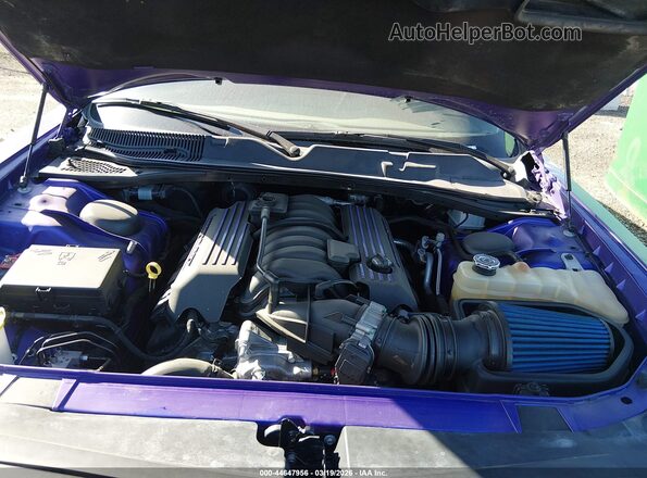 2C3CDZFJ0KH545401 2019 DODGE CHALLENGER Purple Вид ззаду