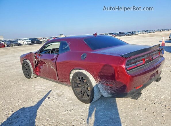 2C3CDZFJ1MH627415 2021 DODGE CHALLENGER Burgundy Задня ліва чверть