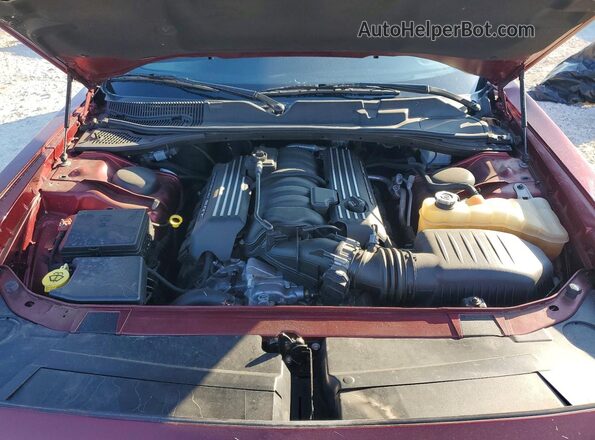 2C3CDZFJ1MH627415 2021 DODGE CHALLENGER Burgundy Вид задньої частини салону