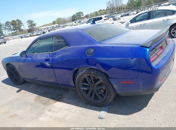 2C3CDZFJ2KH525599 2019 DODGE CHALLENGER Blue Widok wnętrza 360 stopni