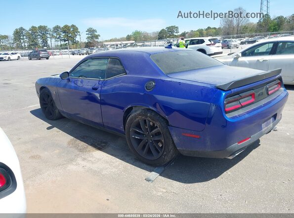 2C3CDZFJ2KH525599 2019 DODGE CHALLENGER Blue Tył lewy
