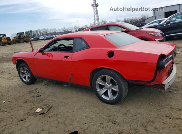2C3CDZFJ3KH525627 2019 DODGE CHALLENGER Red Հետևի ձախ