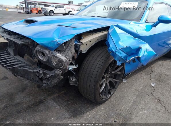2C3CDZFJ3KH719655 2019 DODGE CHALLENGER Blue Widok z przodu