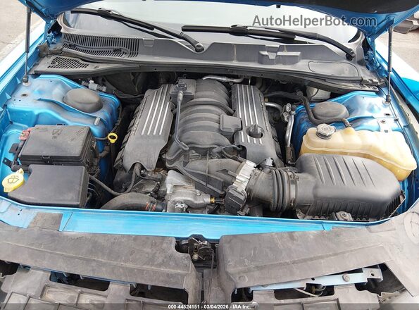 2C3CDZFJ3KH719655 2019 DODGE CHALLENGER Blue Widok z tyłu