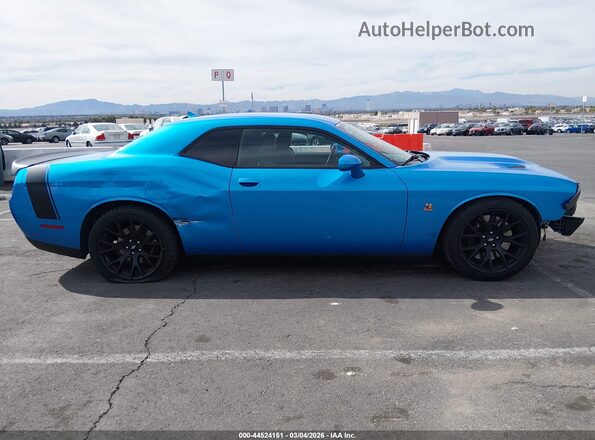 2C3CDZFJ3KH719655 2019 DODGE CHALLENGER Blue Widok wnętrza 360 stopni