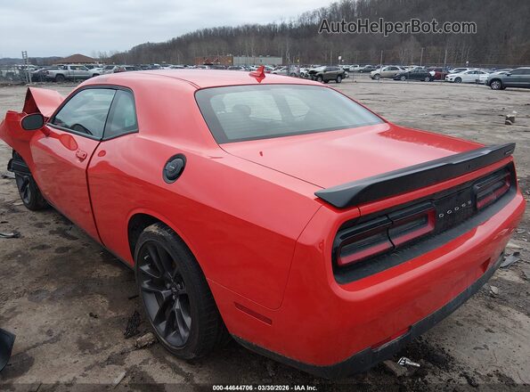 2C3CDZFJ5NH254297 2022 DODGE CHALLENGER Orange Trasero izquierdo