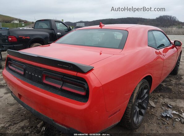 2C3CDZFJ5NH254297 2022 DODGE CHALLENGER Orange Trasero derecho