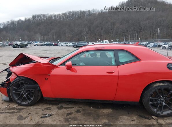 2C3CDZFJ5NH254297 2022 DODGE CHALLENGER Orange Vista interior de 360 grados