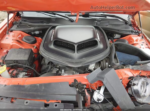 2C3CDZFJ5NH254297 2022 DODGE CHALLENGER Orange Vista trasera