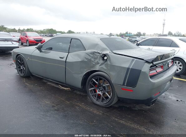 2C3CDZFJ7JH271936 2018 DODGE CHALLENGER Серый Задняя левая четверть