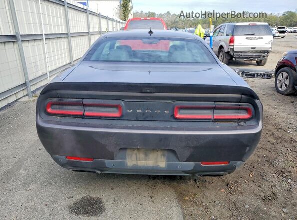2C3CDZFJXNH140599 2022 DODGE CHALLENGER Charcoal Вид ззаду