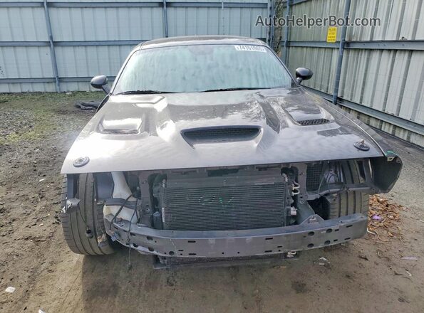 2C3CDZFJXNH140599 2022 DODGE CHALLENGER Charcoal Вид спереду