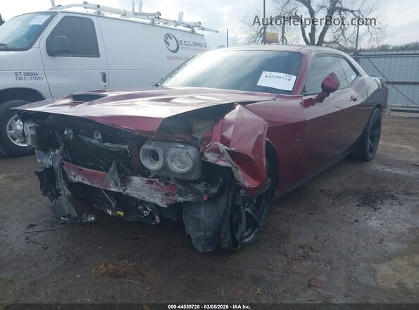 2C3CDZFJXNH142708 2022 DODGE CHALLENGER Red Передня ліва чверть
