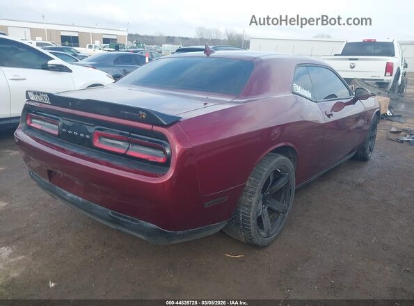 2C3CDZFJXNH142708 2022 DODGE CHALLENGER Red Задня права чверть