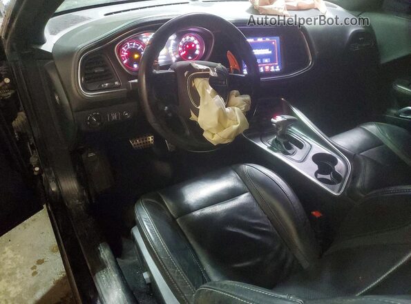 2C3CDZGG0HH624952 2017 DODGE CHALLENGER Black Widok deski rozdzielczej