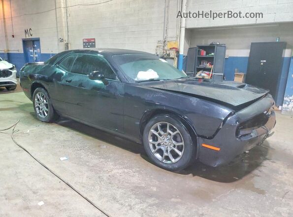 2C3CDZGG0HH624952 2017 DODGE CHALLENGER Black Przód prawy