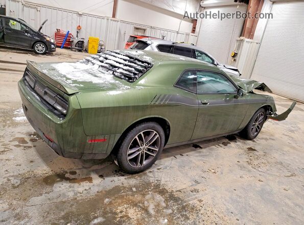 2C3CDZGG3KH759852 2019 DODGE CHALLENGER Green Հետևի աջ