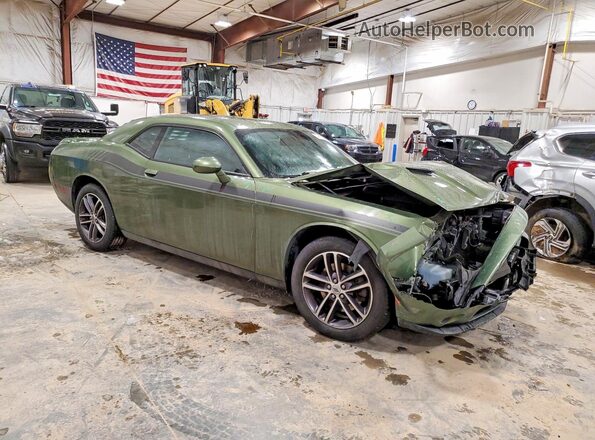 2C3CDZGG3KH759852 2019 DODGE CHALLENGER Green Առջևի աջ