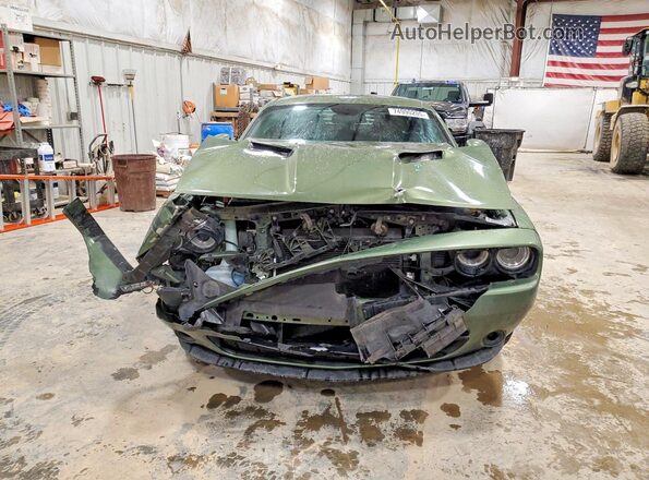 2C3CDZGG3KH759852 2019 DODGE CHALLENGER Green Դիմացի տեսք