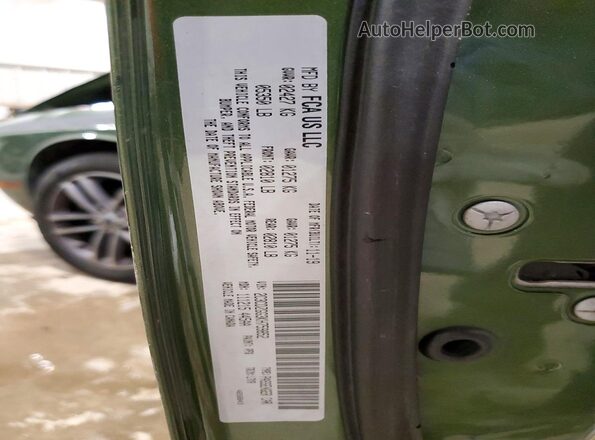 2C3CDZGG3KH759852 2019 DODGE CHALLENGER Green Շարժիչի բաժամունքի տեսք