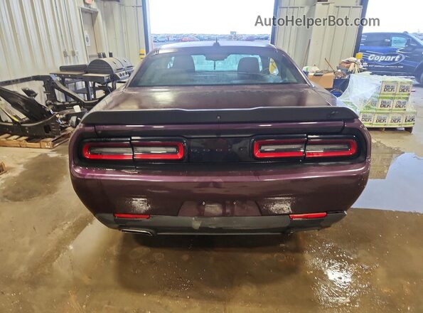 2C3CDZGG4NH109626 2022 DODGE CHALLENGER Purple Вид ззаду