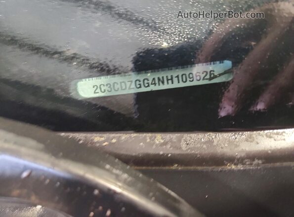 2C3CDZGG4NH109626 2022 DODGE CHALLENGER Purple Вид підкапотного простору