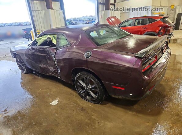 2C3CDZGG4NH109626 2022 DODGE CHALLENGER Purple Задня ліва чверть