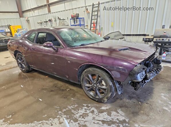 2C3CDZGG4NH109626 2022 DODGE CHALLENGER Purple Передня права чверть