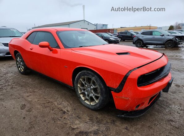 2C3CDZGG5HH588661 2017 DODGE CHALLENGER Orange Передня права чверть
