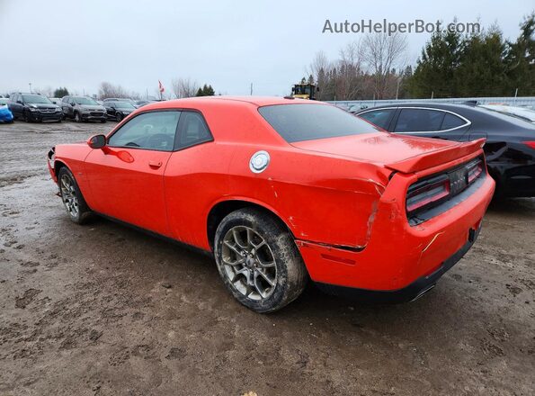2C3CDZGG5HH588661 2017 DODGE CHALLENGER Orange Задня ліва чверть