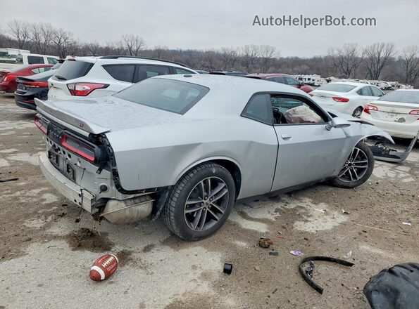 2C3CDZGG6KH684824 2019 DODGE CHALLENGER Silver უკანა მარჯვენა