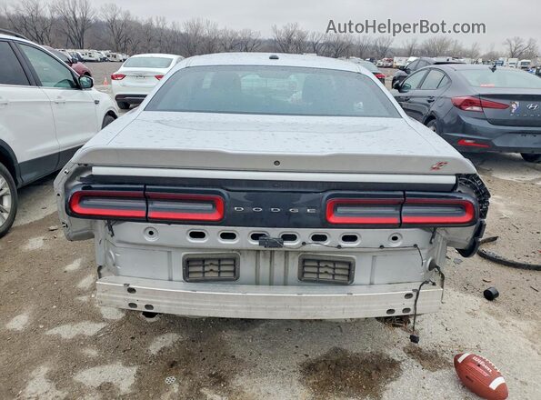 2C3CDZGG6KH684824 2019 DODGE CHALLENGER Silver უკანა ხედი