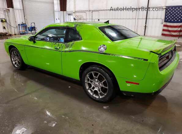 2C3CDZGG7HH607193 2017 DODGE CHALLENGER Зеленый Задняя левая четверть