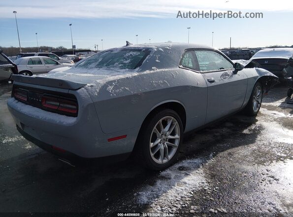 2C3CDZGG8NH107913 2022 DODGE CHALLENGER Gray უკანა მარჯვენა