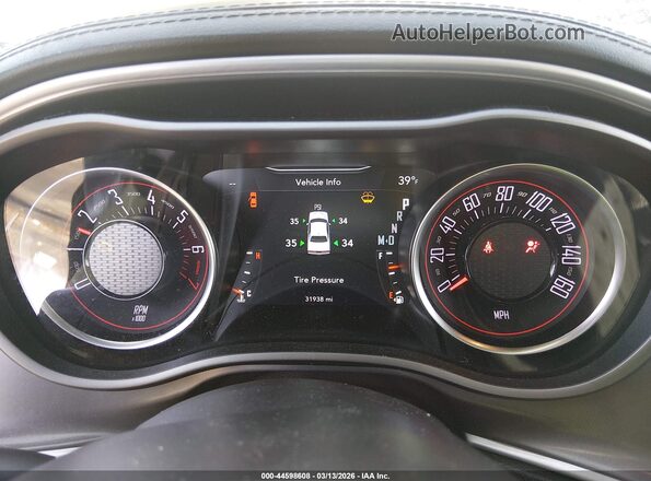 2C3CDZGG8NH107913 2022 DODGE CHALLENGER Gray უკანა სავარძლების ხედი