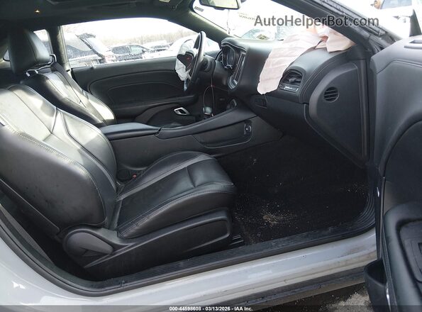 2C3CDZGG8NH107913 2022 DODGE CHALLENGER Gray წინა სალონის ხედი