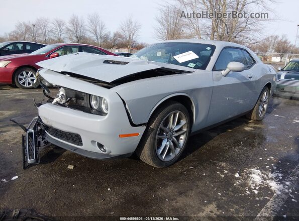 2C3CDZGG8NH107913 2022 DODGE CHALLENGER Gray წინა მარცხენა ხედი სამი მეოთხედიდან