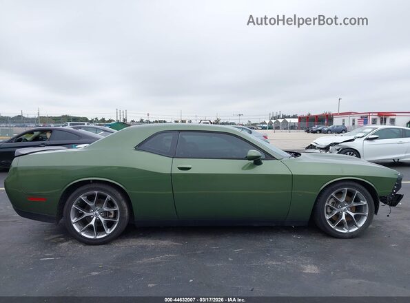 2C3CDZJG0PH582094 2023 DODGE CHALLENGER Green Սալոնի 360 աստիճան տեսք