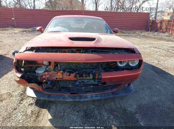 2C3CDZJG3PH616884 2023 DODGE CHALLENGER Orange უკანა სალონის ხედი
