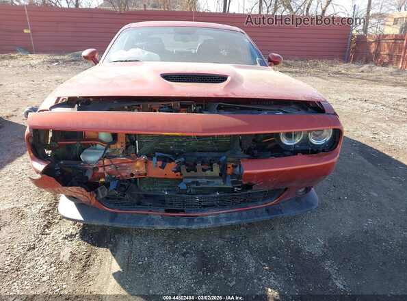 2C3CDZJG3PH616884 2023 DODGE CHALLENGER Orange წინა ხედი