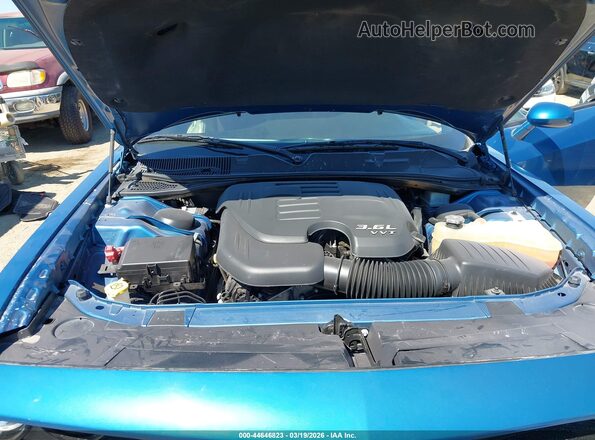 2C3CDZJG4LH156452 2020 DODGE CHALLENGER Blue Widok z tyłu