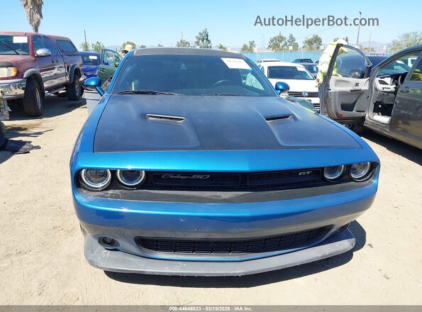 2C3CDZJG4LH156452 2020 DODGE CHALLENGER Blue Widok zestawu wskaźników