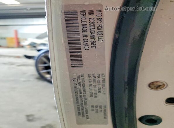2C3CDZJG4NH136897 2022 DODGE CHALLENGER White Engine compartment view