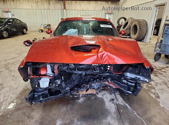 2C3CDZJG6MH676671 2021 DODGE CHALLENGER Orange Vista frontal