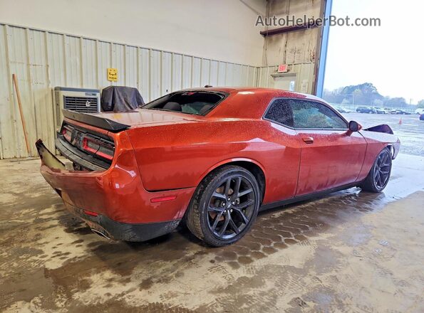 2C3CDZJG6MH676671 2021 DODGE CHALLENGER Orange Trasero derecho