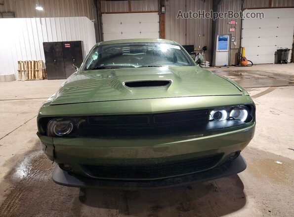 2C3CDZKG0MH568562 2021 DODGE CHALLENGER Green Vista frontal
