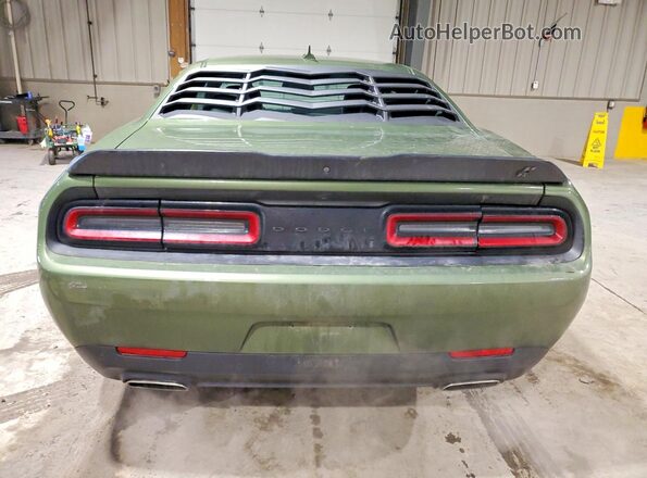 2C3CDZKG0MH568562 2021 DODGE CHALLENGER Green Vista trasera