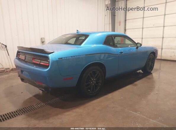 2C3CDZKG2KH625096 2019 DODGE CHALLENGER Синий 