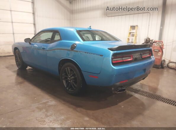 2C3CDZKG2KH625096 2019 DODGE CHALLENGER Синий 